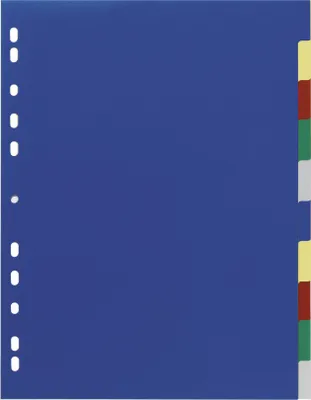 Produktbild von DURABLE Register A4+ 10-tlg., 674727 mehrfarbig