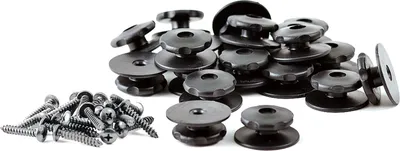 Produktbild von Set aus 20 Stück Rundknöpfe zur Befestigung von Planen, zum Einhängen von Gummiseilen bis 8 mm Durchmesser