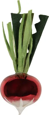 Produktbild von Clayre & Eef Weihnachtsanhänger Ø 6x15 cm Rot Glas