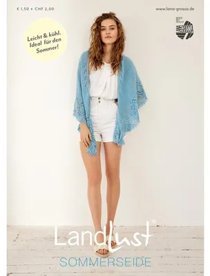 Produktbild von Lana Grossa Landlust Sommerseide Booklet Booklet mit 9 Modellanleitungen zum Stricken  