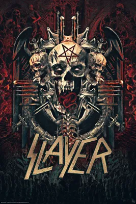 Produktbild von Slayer - Poster - Skullagramm