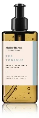 Obrázek produktu pro Miller Harris, Tea Tonique, veganský produkt, netestovaný na zvířatech, čisticí a hydratační tělové mléko, pro tělo a ruce, denně, 300 ml