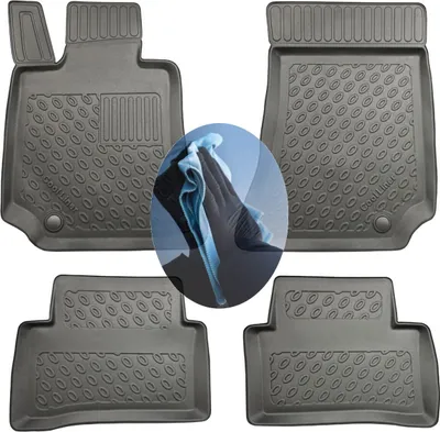 Produktbild von Z509310 TPE-Gummifußmatten kompatibel mit  Mercedes E-Klasse Avantgarde S212 W212 T-Modell Kombi 5-türer 2009-2016