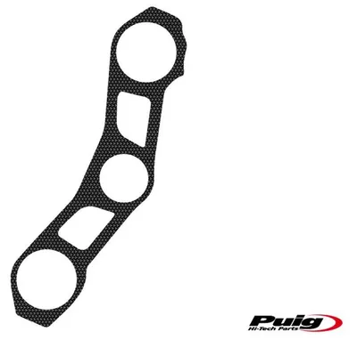 Produktbild von PUIG 7410U Naked Yoke Protector passend fuer KAWASAKI ZX-10R Grau