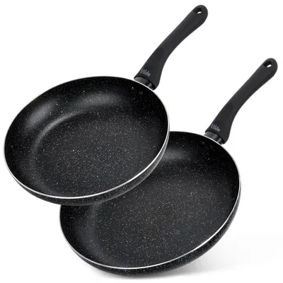 Produktbild von Vilde | Bratpfannen 2er Set - Ø 24/28 cm - Aluminium - Antihaftbeschichtung - Induktion - SIMPLE HOME