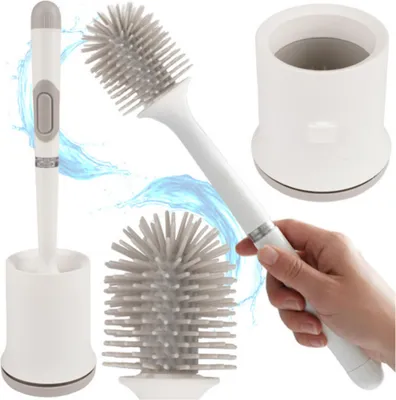 Produktbild von Ruhhy 25881, Silikonbürste für die Toilette, weiß