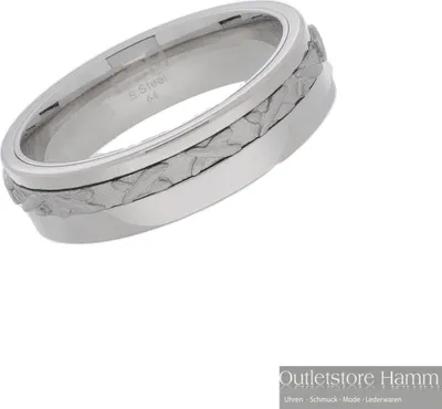 Produktbild von Ring Modell 4-103963-001 aus Edelstahl, silber-farbig, Größe 64