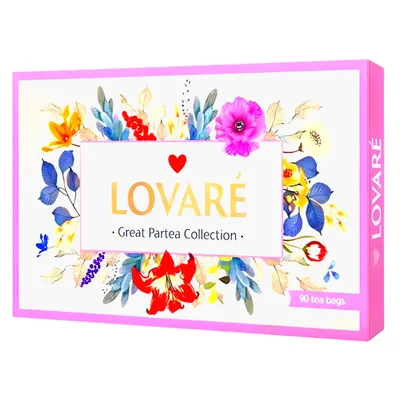 Image de LOVARÉ Great Partea coll. 155g (90 sachets, collection de thé)