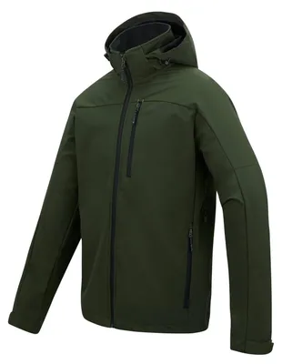 Produktbild von Regatta Arana Softshelljacke mit abnehmbarer Kapuze für Herren, Größe:3XL, Farbe:Dark Khaki