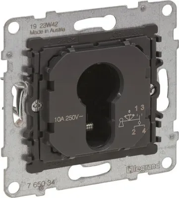 Produktbild von Legrand SEANO Einsatz 765034Schlüssel-Jalousietaster (765034)