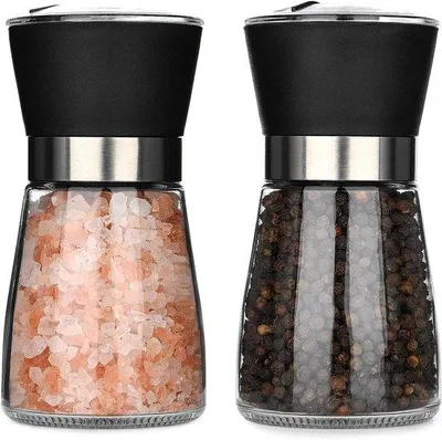 Obrázok produktu pre Sada keramických mlynčekov na korenie a soľ do kuchyne a na grilovanie