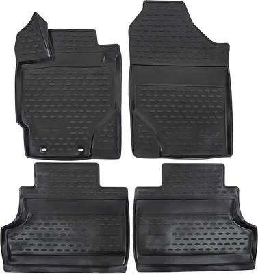 Obrázok produktu pre J&J Automotive | Gumové rohože so zvýšeným okrajom pre Toyota Yaris 2010-2014