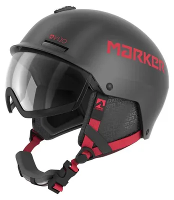 Produktbild von Marker Vijo+ Helmet 2025 Kinder Skihelm mit Visier schwarz 48-52