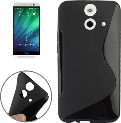 Produktbild von Handyhülle TPU-Schutzhülle für HTC One E8 Schwarz