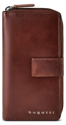Zdjęcie produktu dla Portfel Bugatti Valencia, ochrona RFID, skóra, 19 cm