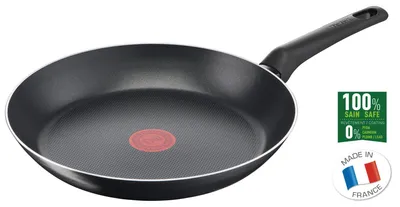 Produktbild von Tefal Simple Cook B57006, Rund, Allzweckpfanne, Schwarz, Titan, Aluminium, Thermo-Punkt