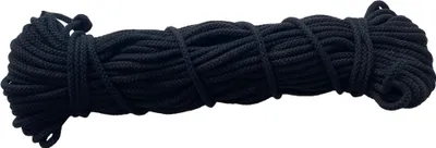 Produktbild von Ø 6 mm x 100 m Baumwollkordel Kordel Baumwolle 100 % Baumwollschnur Schwarz Ø 6 mm