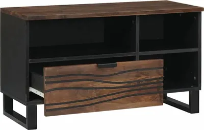 Obrázok produktu pre vidaXL TV stolíky Orech 80 x 33 x 46 cm Drevený materiál