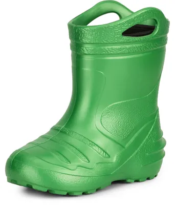 Produktbild von Ladeheid Kinder Mädchen Jungen federleichte Eva Thermo Gummistiefel gefüttert KL051 (Smaragdgrün, 25)