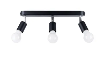 Zdjęcie produktu dla Lampa sufitowa Sollux FORNES czarny tuba SL.1122