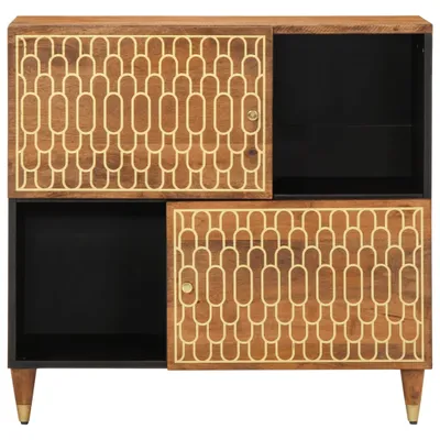 Produktbild von vidaXL Beistellschrank 80x33x75 cm Massivholz Mango
