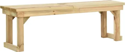 Produktbild von Cloris Designermöbel Gartenbank 140 cm Imprägniertes Kiefernholz 2024 Neu