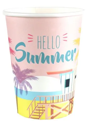 Produktbild von Pappbecher Hello Summer 270 ml