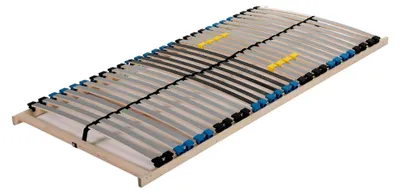 Produktbild von Lattenrost Comfort 28 | 120x200 cm | 7 Zonen | 4-fache Härteregulierung | 28 Federleisten | starr | zur Selbstmontage