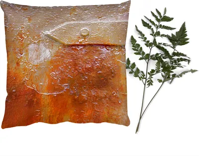 Produktbild von MuchoWow® Zierkissen Sofakissen Wohnzimmer Dekokissen 45x45 cm Rost - Retro - Stahl - Eisen - Schlafpolster - Polster für das Sofa