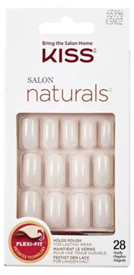 Produktbild von Kiss My Face - 65996 Salon Naturals Nails ( 28 Stück ) - Naturnägel zum Lackieren geeignet