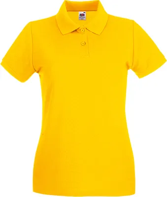Produktbild von Fruit of the Loom - Lady-Fit Premium Polo - Sunflower - L