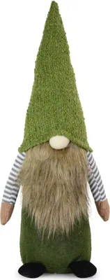 Produktbild von Dekofigur Wichtel "Friedbert" - 50 cm Grün | 10131 - Adventsdekoration Weihnachten
