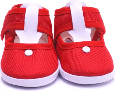 Produktbild von Toma Baby Krabbel Schuhe mit Klettverschluss Rot 9cm / EU16