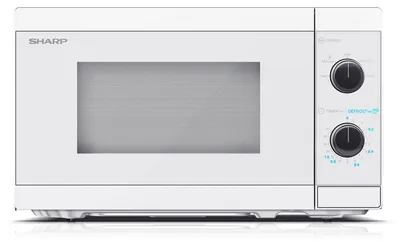 Obrázek produktu pro Sharp YC-MS01E-C, Pracovní deska, Samostatná mikrovlnná trouba, 20 l, 800 W, Otočné, Bílá