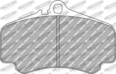 Produktbild von FERODO RACING Bremsbeläge Satz Vorne Bremsklötze für PORSCHE 911 (996) FRP3050H