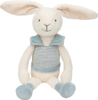 Productafbeelding van Happy Horse Knuffelkonijn Rodi, 30 cm - wit en blauw - Pluche knuffel voor baby's
