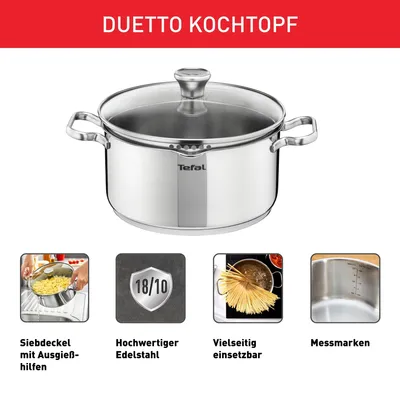 Productafbeelding van Tefal A70544, Roestvrij staal, Roestvrij staal, Roestvrij staal, Roestvrij staal, Glas, 250 °C