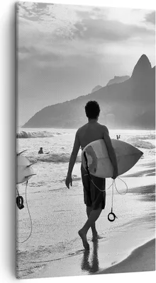 Produktbild von Bild auf Leinwand - Leinwandbild - Meer Welle Surfen - 45x80cm - Wand Bild - Wanddeko - Wandbilder - Leinwanddruck - Bilder - Kunstdruck - Wanddekoration - Leinwand bilder - Wandkunst - PA45x80-3745