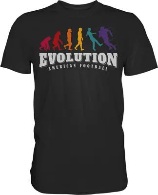 Produktbild von American Football Evolution T-Shirt – Black / M