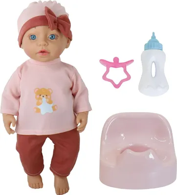 Zdjęcie produktu dla Großhandel GmbH - Ware AM Pijąca i mocząca się lalka "Rosy", 40 cm, z akcesoriami