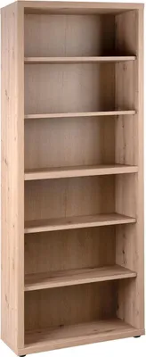 Produktbild von Regal - 82 x 215 cm - mit 6 Fächern - Artisan Eiche Nachbildung