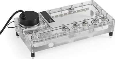 Produktbild von Alphacool 14574, Kühlplatte, Acryl, Transparent, 3-Pin JST + 3-Pin, 1/4", 3-polig