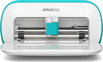 Produktbild von CRICUT Cricut - Schneideplotter und Schreibmaschine - Schneidebreite 11,4 cm & kompaktes Design - mit Bluetooth-Verbindung und App-Steuerung - für kreative Hobbyprojekte - weißer und blauer Kunststoff