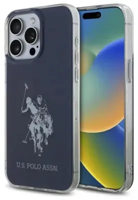 Obrázek produktu pro Iphone 15 Pro Max 6,7" modrá/modrá lesklá s velkým logem Ushcp15Xtpuhrbv