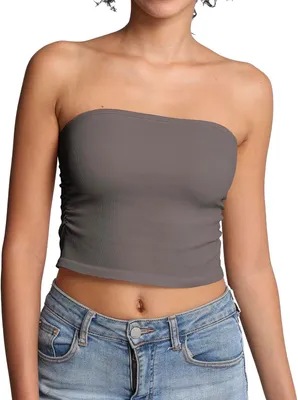Produktbild von Bandeau Top Damen, ärmellos, Rückenfrei, verschiedene Größen, für den Sommer