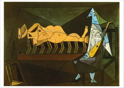 Produktbild von Kunstkarte Pablo Picasso "Das Ständchen"