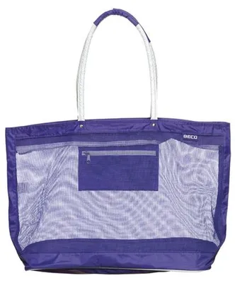 Produktbild von Beco Strandtasche | Nylon | Netzgewebe | Mit Reißverschluss | 48 x 40 x 23 cm | Lila
