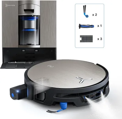Obrázok produktu pre Ecovacs DEEBOT X12S OMNICYCLONE EU, Bezvreckové, Šedá, Kolo, Vrecko na prach, 0,25 L, Nabíjanie, Purification
