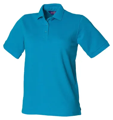 Produktbild von Henbury - "Classic" Poloshirt für Damen, Piqué LT5490 (XXL) (Türkis)