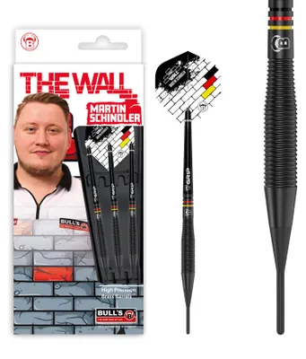 Produktbild von BULL'S Martin Schindler Black Brass Softdart - 18g -- 1 Satz